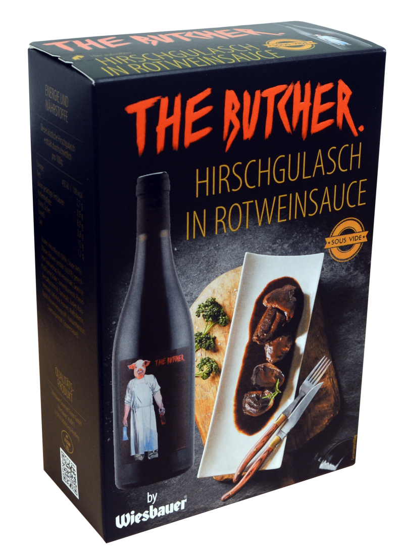 The Butcher - Hirschgulasch in Rotweinsauce