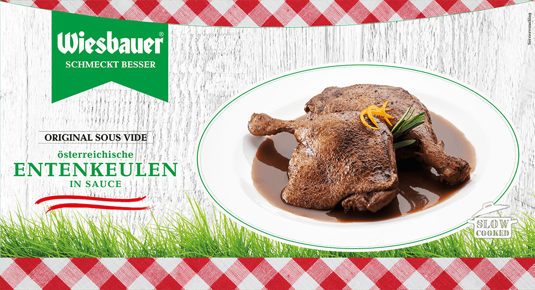 Österreichische Entenkeulen in Sauce