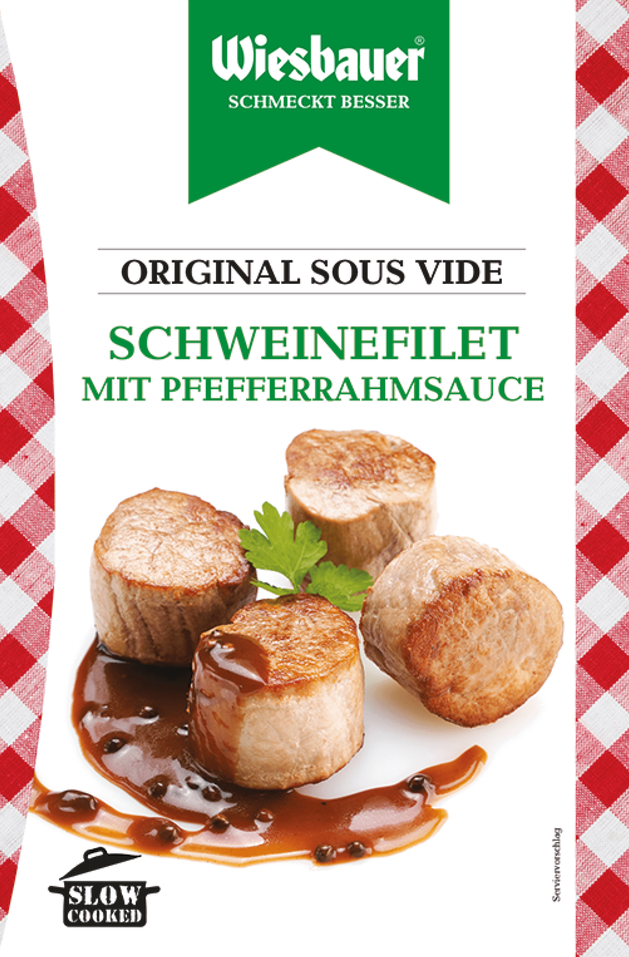 Schweinefilet mit Pfefferrahmsauce