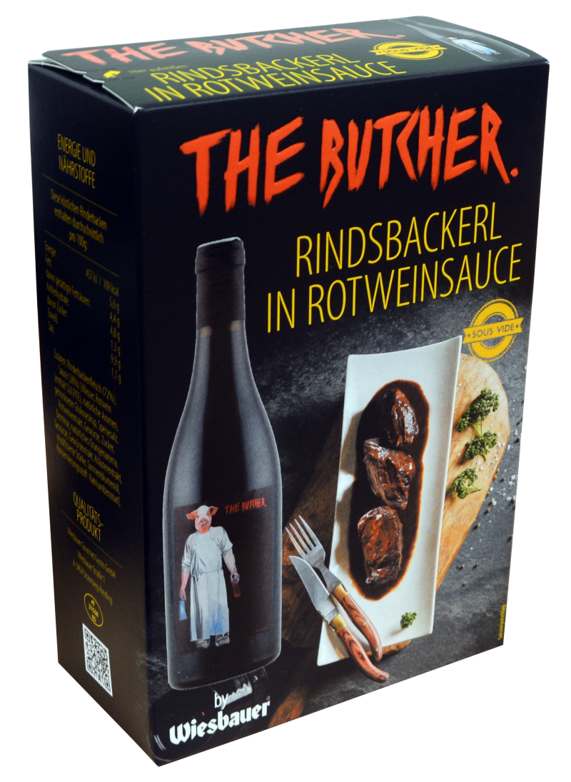 The Butcher - Rindsbackerl in Rotweinsauce