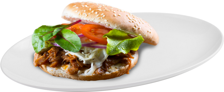 Burger mit Pulled Pork